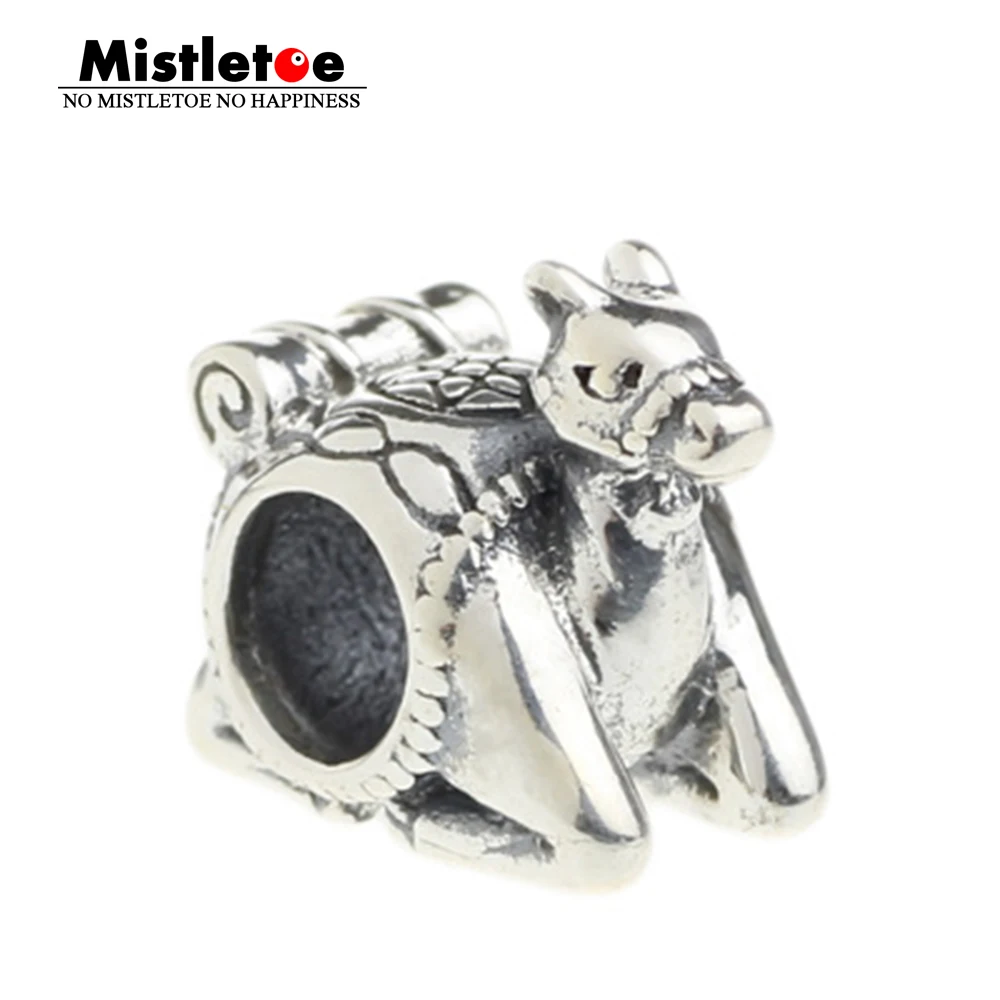 Authentic 925 Sterling Silver Animal Camel Charm Bead Fit European Bracelet Jewelry Beads