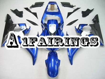 Белые полоски синий ABS Пластик инъекций Sportbike обтекателя Для Yamaha YZF600 R6 2003 2004 03 04 обтекатель мотоцикла охватывает корпусов