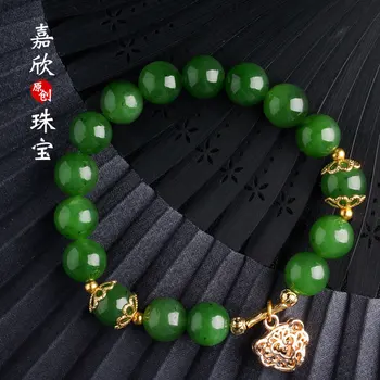 

2020 Armbanden Voor Vrouwen Of Natural Certificate Of Hetian Belt Manufacturers Selling Up Jasper Transit Bracelet With Female