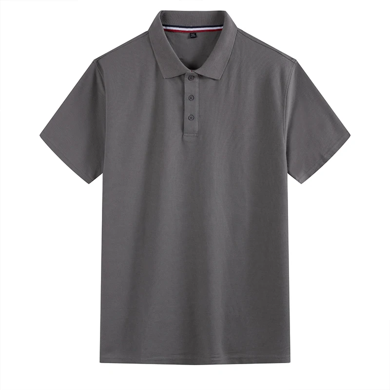 Большие размеры 6XL 7XL 8XL Новая Летняя мужская рубашка поло деловая Повседневная однотонная Мужское поло рубашка с коротким рукавом высококачественные мужские Поло