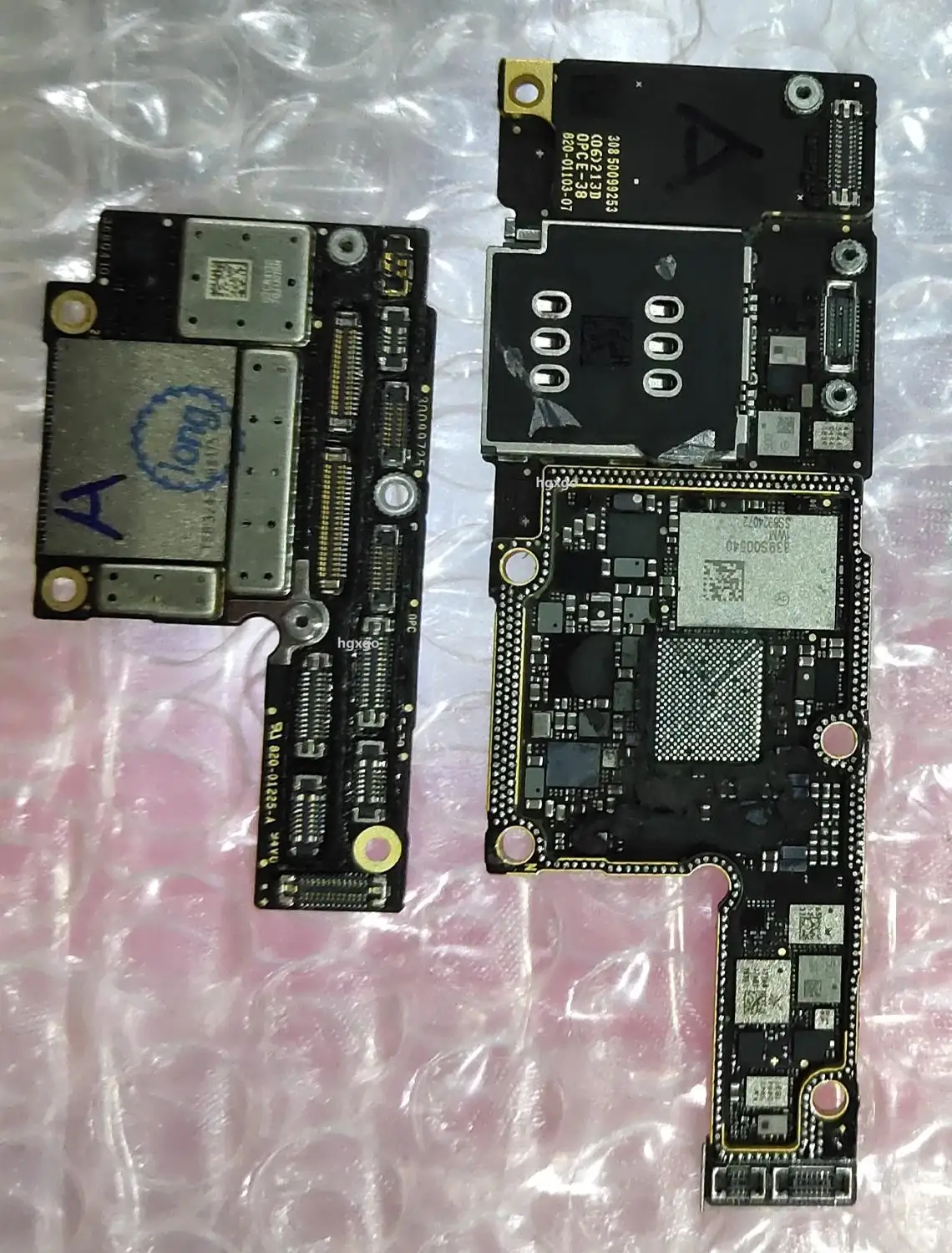 

single sim version For iPhone XS MAX XSM 64GB iCloud Board CNC Motherboard Mainboard Drilled CPU Baseband CNC logic board