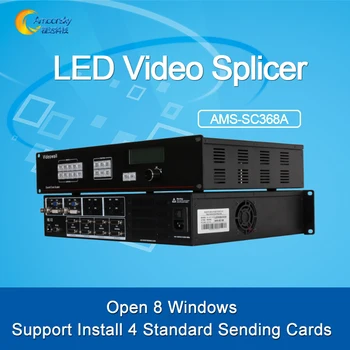 

new design AMS-SC368 led splicer 8k led display controller support Linsn Nova control system