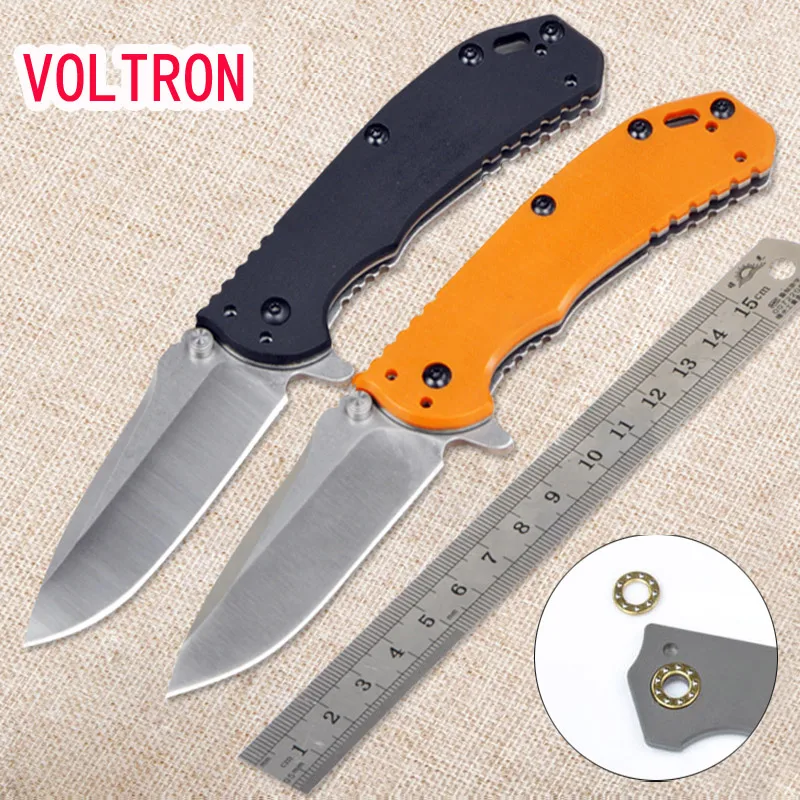 Voltron VZT0566 Folding Knife New Design D2 Blade Steel G10 and Steel
