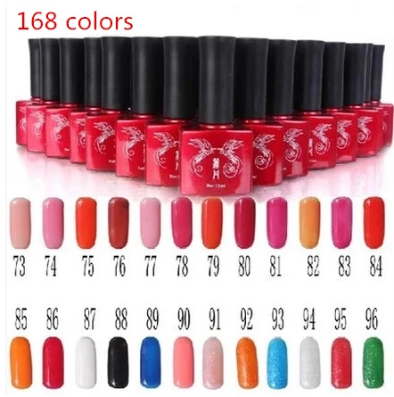 

12ml/pcs 168Colors Gel Nail Polish UV Gel Nail Polish Long-lasting Soak-off LED UV Gel Color Hot Nail Gel Nail Art Tools