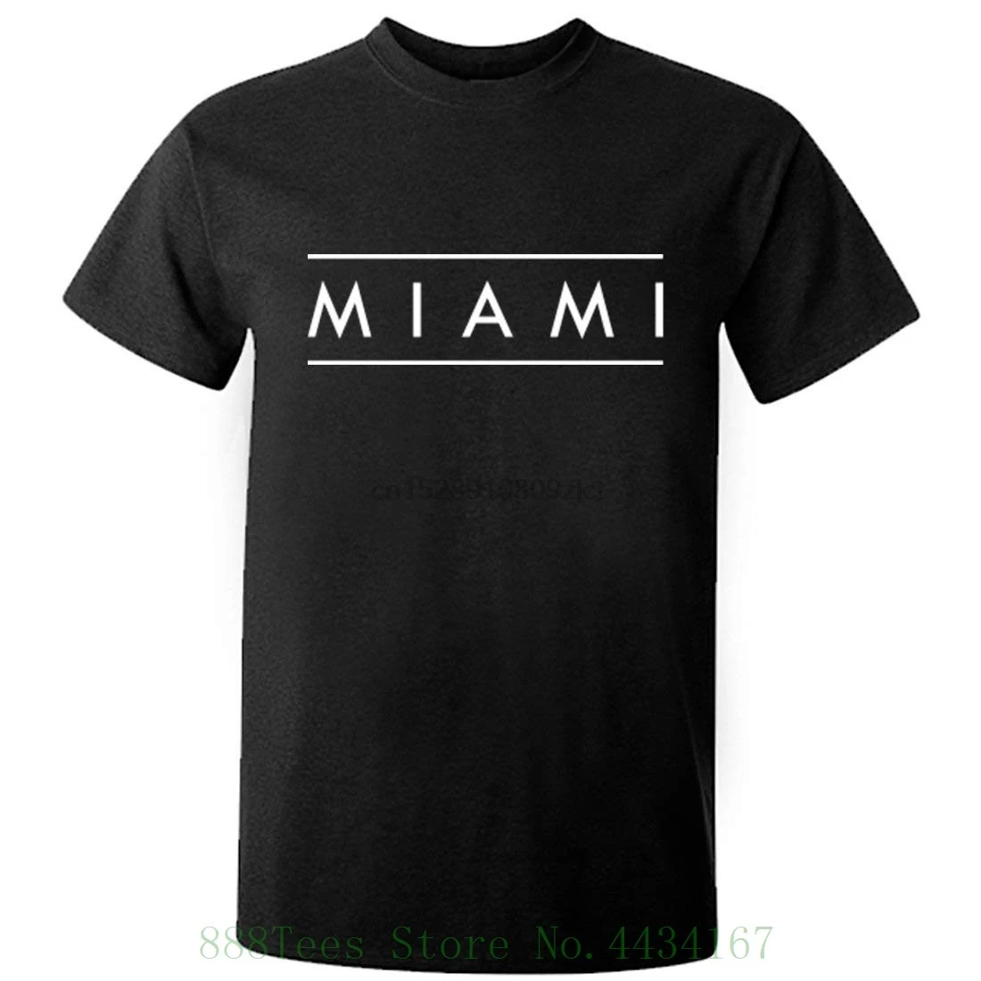 

Identity Miami Text Short Sleeve T shirt Short Sleeves New Fashion T shirt Men Clothing