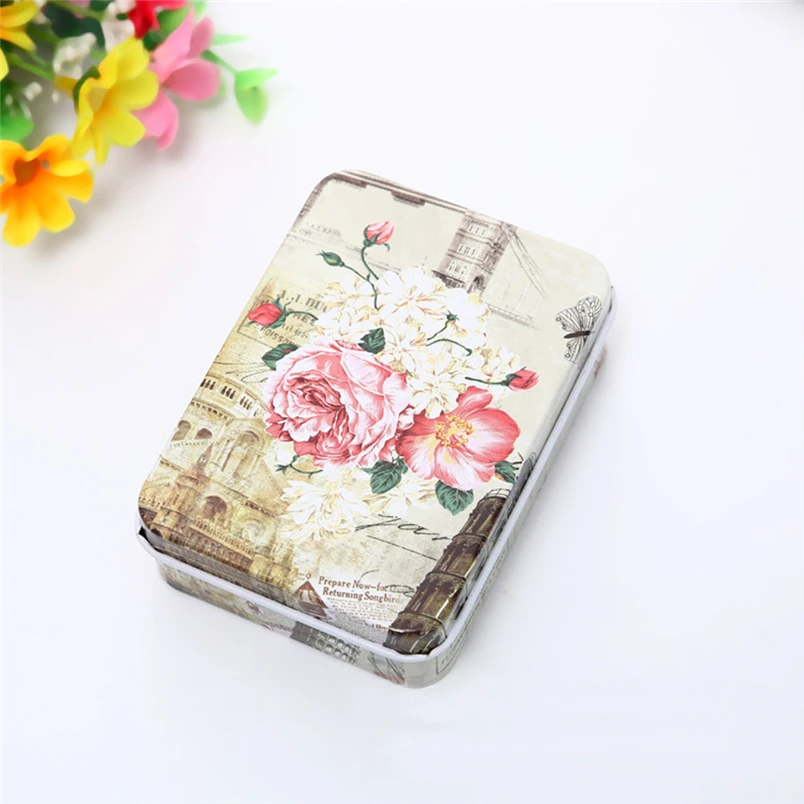 Fashion Travel Cosmetic Case Organizer Storage Cartoon Tinplate storage make up organizer storage organizer storage box #4D10 (10)
