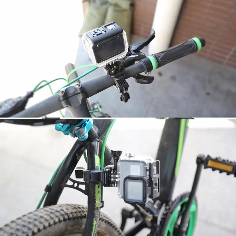 360 градусов вращение на ручное сиденье трубка длинный стержень фиксированное сиденье велосипедный зажим крепление крепежный кронштейн для GoPro 7 6 Аксессуары для спортивной камеры