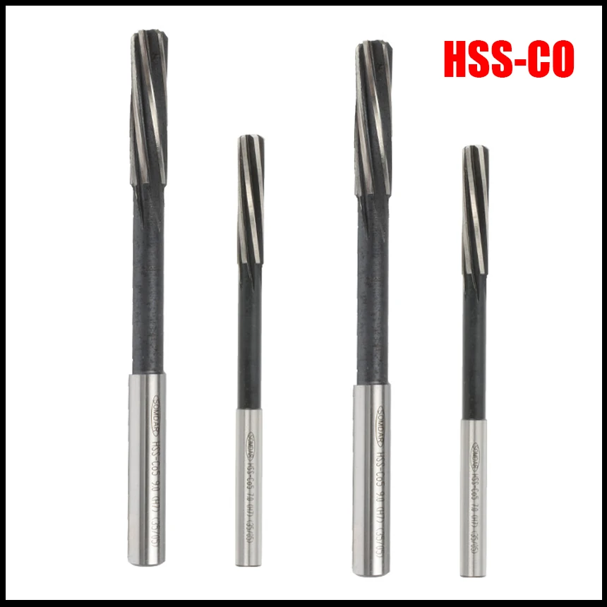 1pc 11.5mm Cutting Dia Straight Shank 6 Flutes H8 HSS Hand Reamer Reaming