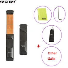 4 Лада портативный карманный Акустическая гитара практический инструмент гитарные части гаджет аккорд тренер 6 струн 4 Лада модель для начинающих