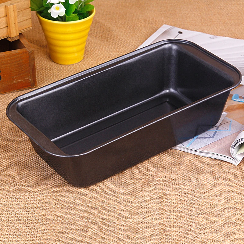 

1 PCS Black Stainless Steel Mold Cake Mold Non-stick Rectangular Fondant Cake Bread Loaf Chocolate Mold Christmas Baking Tools