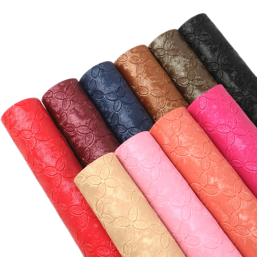 

david angie 20*34cm Pearl Light Lion Pattern Clover Bump Texture Synthetic Leather DIY Hairbow Bags Shoes Materials,1Yc6806