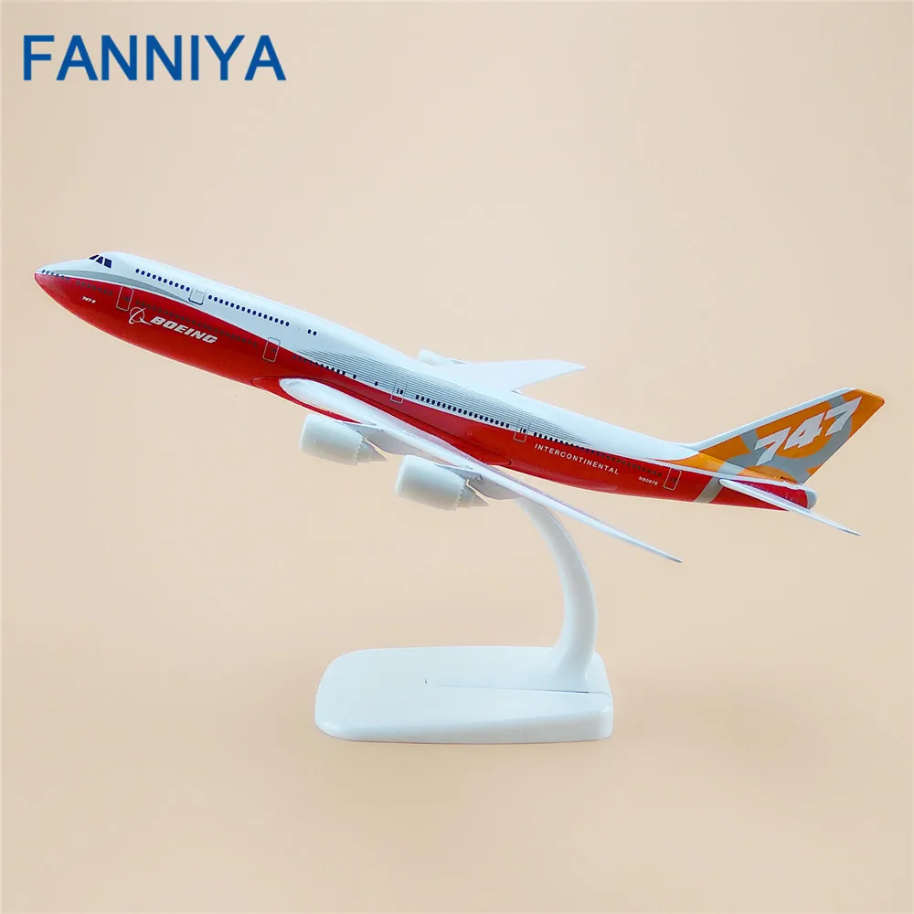 

20cm Air Boeing 747 B747-8 Airlines ProtoMech Plane Model Development Aircraft Airplane Model Crafts