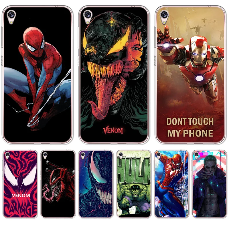 Joker venom marvel Человек-паук Железный человек для Asus Zenfone Live ZB501KL Max 3 4 Pro M1 ZB602KL ZC520KL ZC520TL