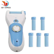Hot Rechargeable Foot Care Tool + 6 Roller Electric Pedicure Peeling Dead Skin Removal Feet Care Machine Personal Care For Feet