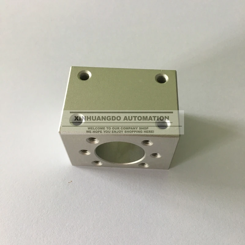 

SFU1204 Ballscrew Nut Housing Aluminium Material Mounting Bracket For Ball Screw 1204 nut house cnc parts