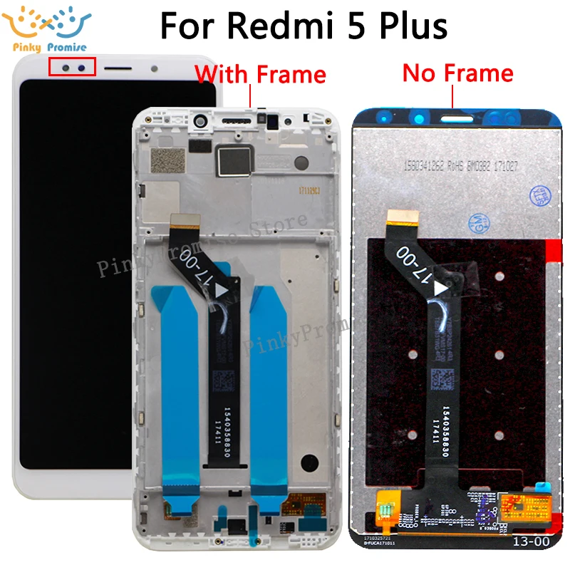 ЖК дисплей для Xiaomi Redmi 5 Plus сенсорный экран 100% дюйма FHD 99 дигитайзер в сборе сменный