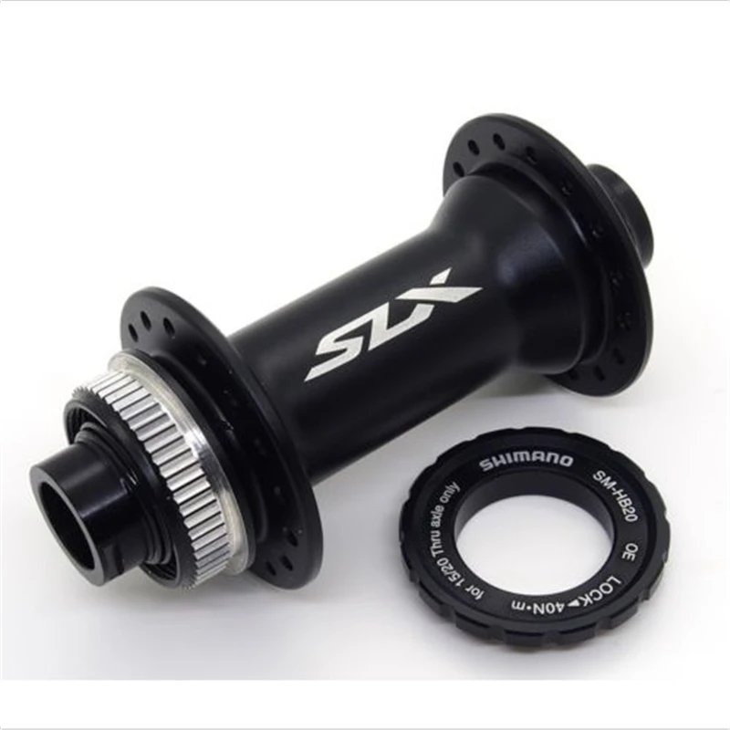 Оригинальная коробка Shimano SLX HB-M7010/HB-M7010-B Центральный замок ПЕРЕДНЯЯ СТУПИЦА 15 мм через ось 32H 100 м/110 мм