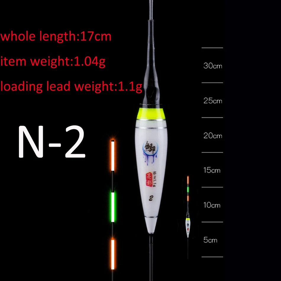 Мелководные Рыболовные Поплавки Balsa электрические светящиеся поплавки высокой яркости ночной Светильник Fising Bobbers рыболовные принадлежности снасти