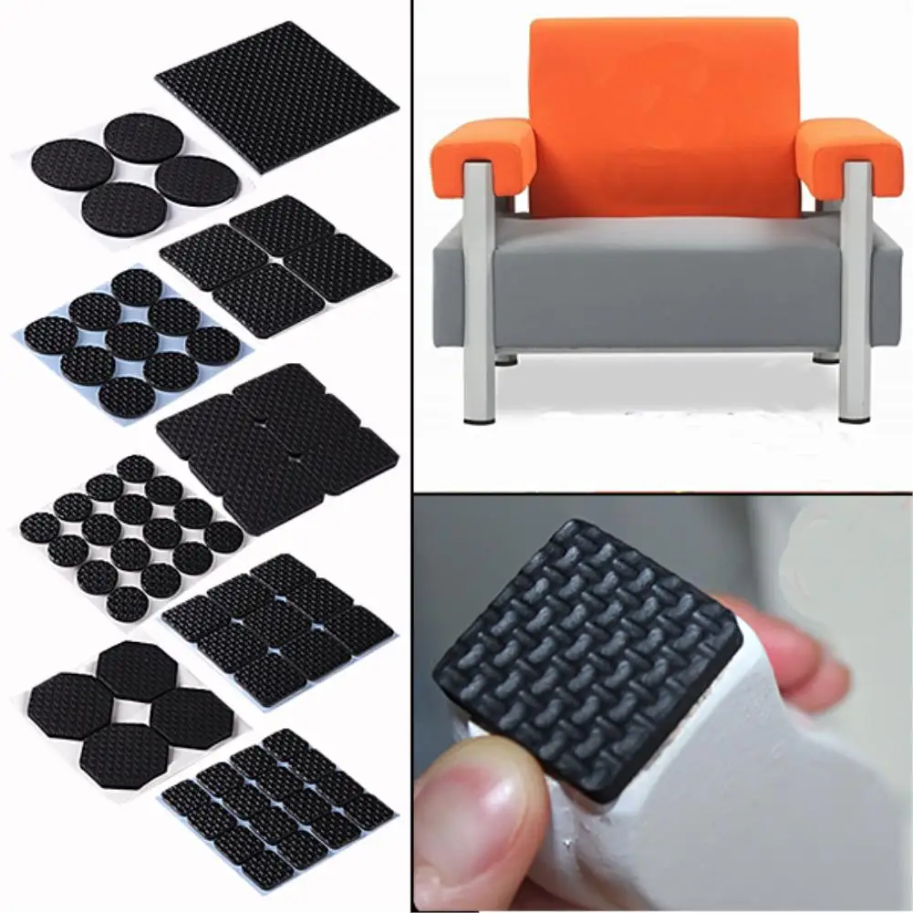 

Adhesive Furniture Table Sofa Feet Floor Non Slip Anti Scratch Pad Protector