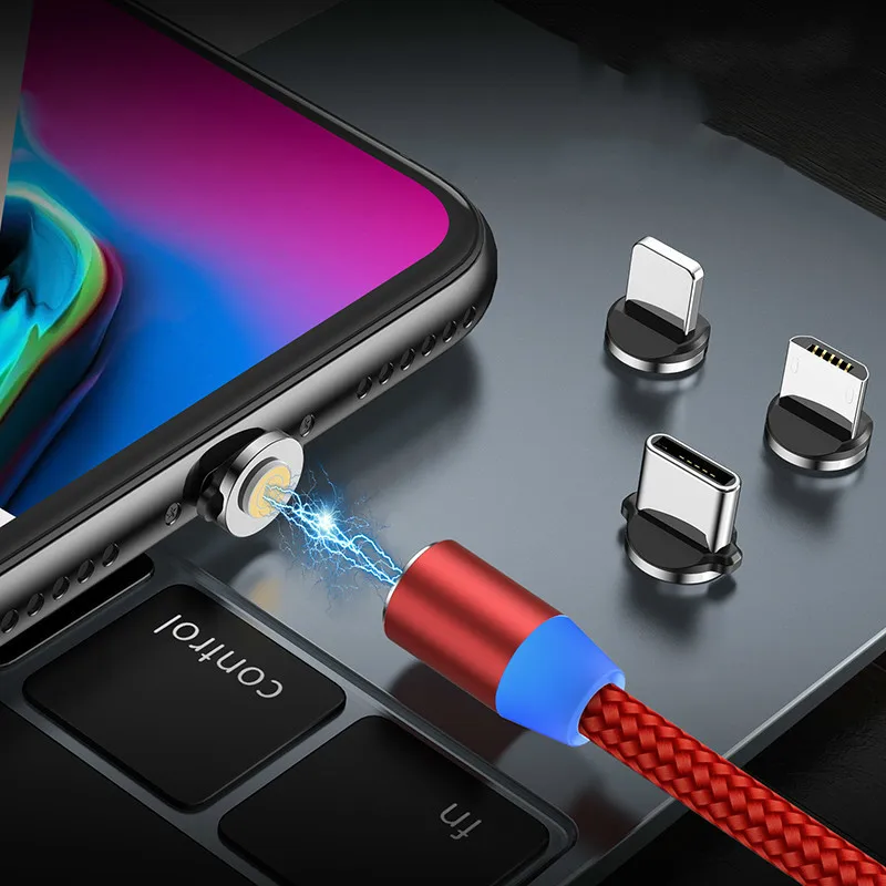 Магнитный кабель с быстрой загрузкой Micro Usb type-C для Iphone X Xs Max samsung Xiaomi huawei