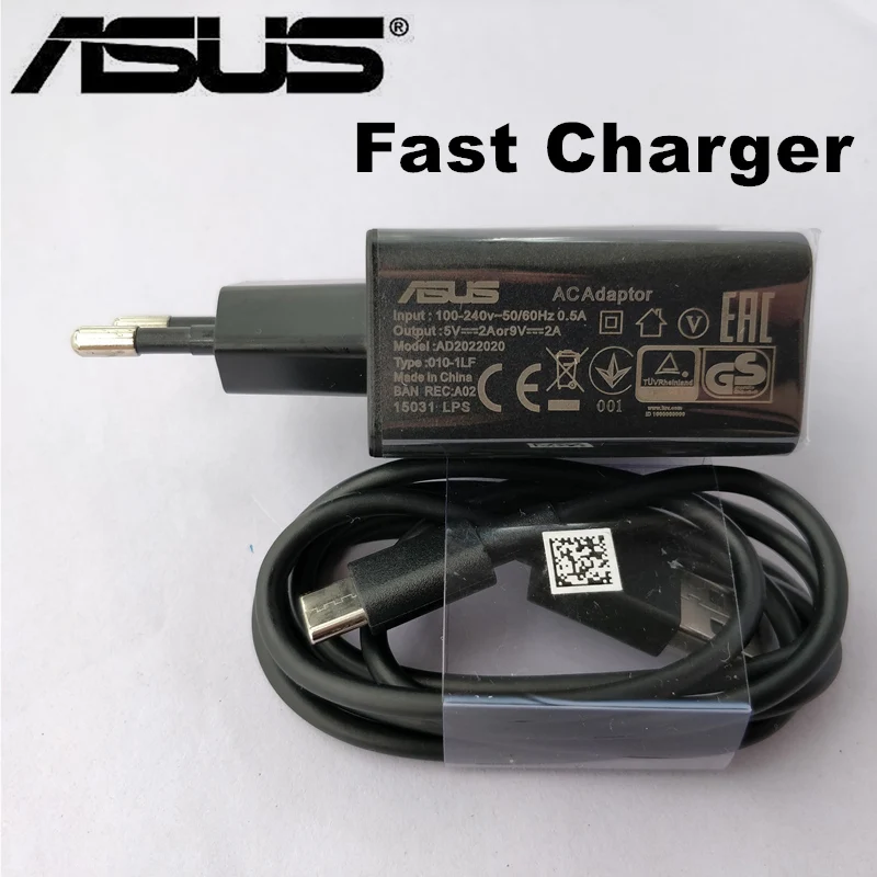Для быстрой зарядки с usb-портом, Зарядное устройство 9V 2A Boostmaster адаптер быстрой зарядки кабель+ кабель Micro/TYPE C кабель для ASUS Zenfone 2 3 4 5 6 Laser макс. увеличение размера