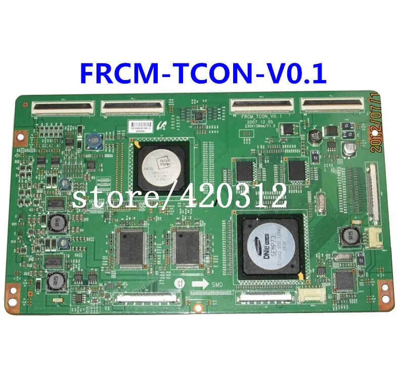 Оригинал FRCM_TCON_V0.1 Т-CON Логическая плата для SAMSUNG FRCM-TCON-V0.1 LN52A850S1F LN40A650A1FXZA LN40A630M1FXZA ДЛЯ