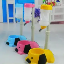 ПЭТ Чаша авто регулируемый, для собак, кошек питьевой фонтан еда вода диспенсер кормушка-миска для домашних питомцев двухпортовый собака автоматическая миска для воды