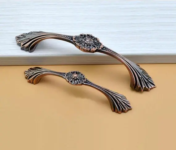 

Unique Drawer Pulls The leaves style /Cabinet Pulls Handle / /Drawer Pull Handles /Dresser Pulls Handles Hardware Kitchen Rustic