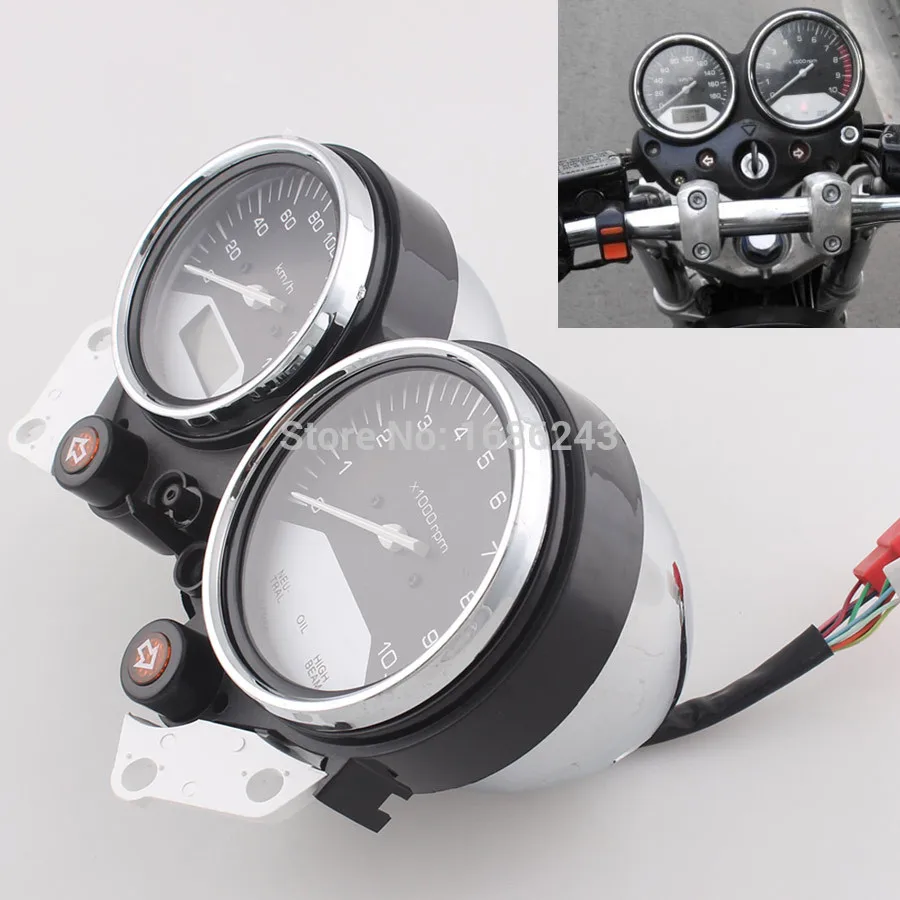 Датчики мотоцикла спидометр тахометр кластера Подходит для Honda X4 CB1300 1997-2003 2002 2001 1999 1998 инструментальный одометр