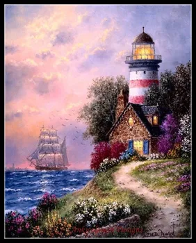 

Embroidery Counted Cross Stitch Kits Needlework - Crafts 14 ct DMC Color DIY Arts Handmade Decor - Beacon Ridge