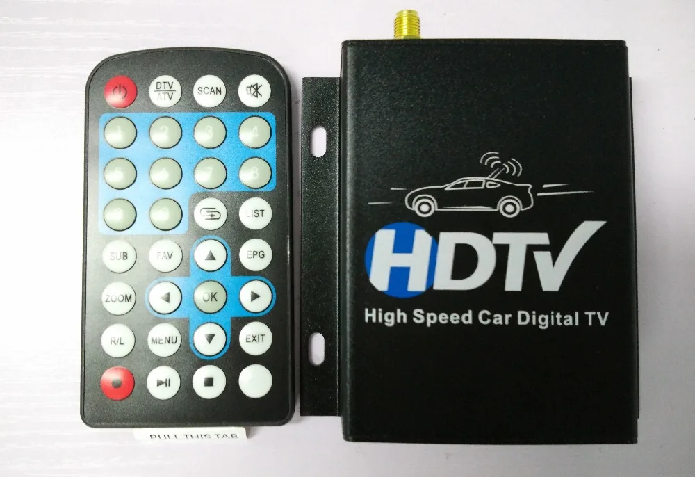 12V 24V Car ASTC North America Digital TV Receiver Box Full One Seg