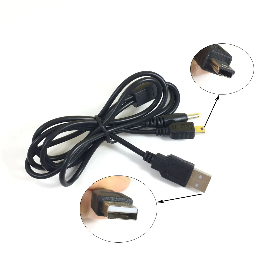2 в 1 USB-кабель для зарядки и передачи данных зарядный шнур Sony PlayStation Portable PSP 1000 2000 3000
