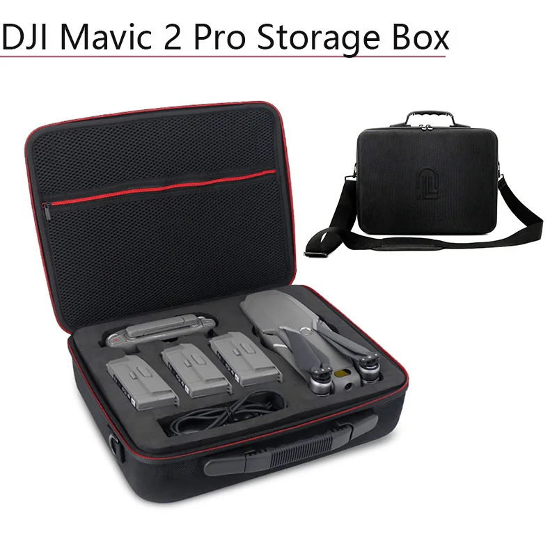 Safety Portable Drone Carrying Case Quadcopter Accessories Shoulder Bags Hardshell EVA Storage Box for DJI Mavic 2 Pro/Zoom | Электроника