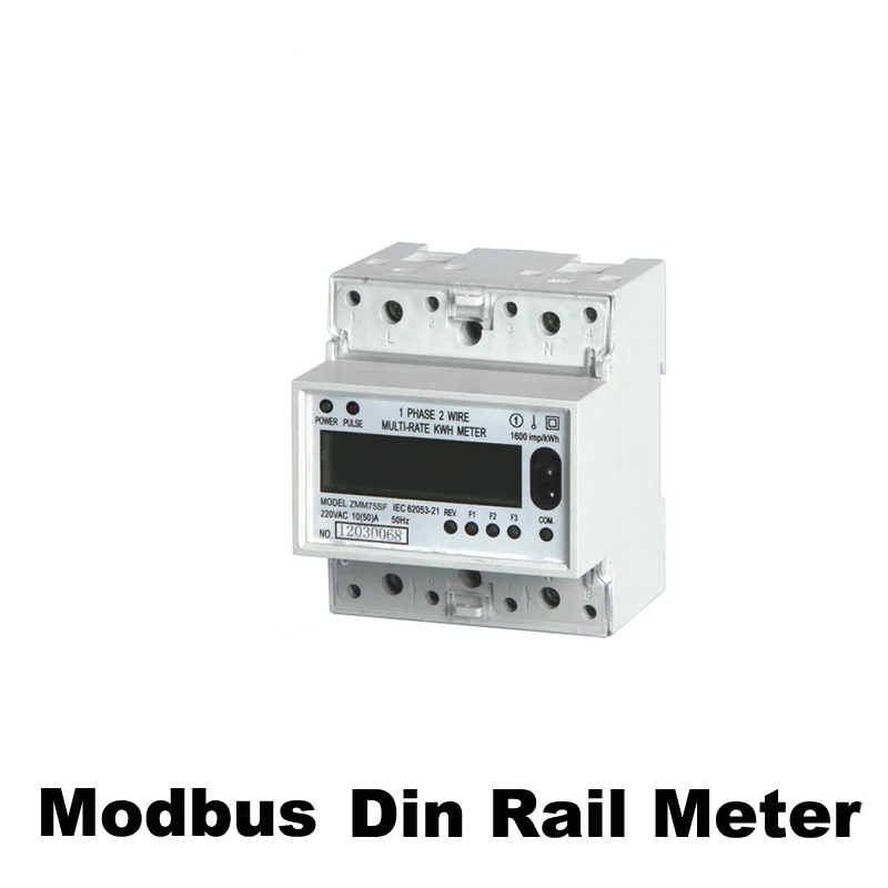 ЖК-дисплей Дисплей 240 v 5/32A 50 Гц класса 1,0 одиночной фазы modbus din-рейку электронный пульт дистанционного управления для чтения монитор метр