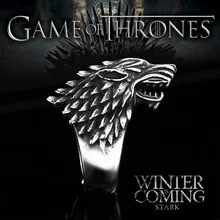 Beier Stainless Steel viking wolf ring Game of Thrones ice wolf House animal men ring Fashion high quality Jewelry LLBR8-351R