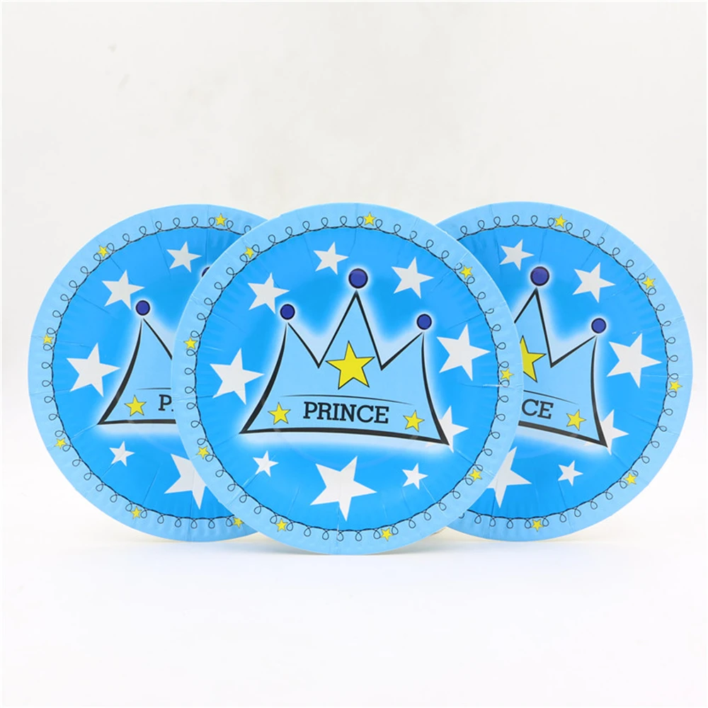 boys-blue-my-prince-crown-flag-plate-tablecloth-ect-6people-tableware-set-43pcs-cartoon-party-set