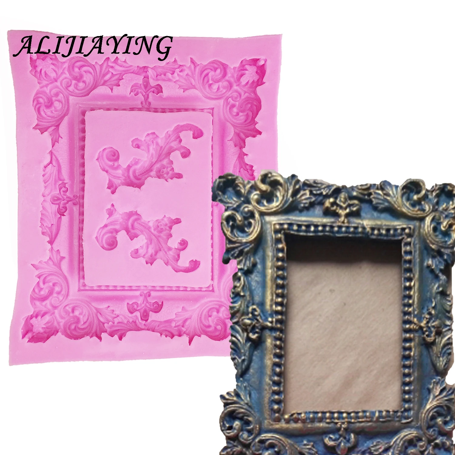 1 шт. Sugarcraft Angel Frame силиконовая форма для помадки инструменты для украшения торта Форма для шоколадной мастики формы из полимерной глины D0424|Формы для тортов| | АлиЭкспресс