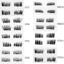 4 шт/пар ресницы накладные ресницы на магнитах 6D Накладные ресницы ручной работы многоразовые Поддельные Наращивание ресниц Полный Газа C139