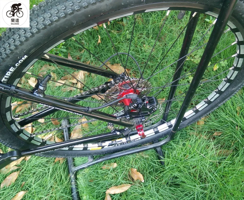 Best Kalosse Tires bike  Hydraulic brakes  mountain bike   Air front fork  29*19 inch    24/27/30speed  mountain bicycle 2