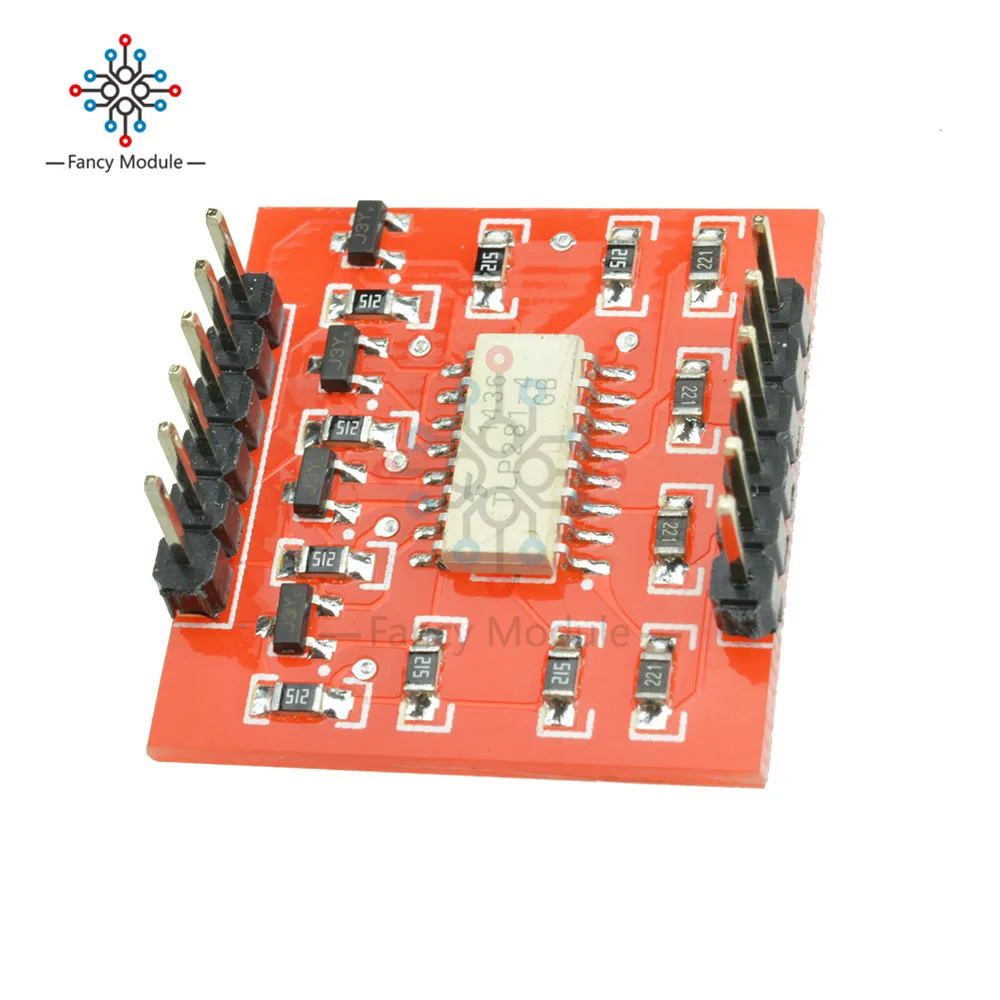 TLP281 4-канальный оптоизолятор IC модуль для Arduino Плата расширения высокий и низкий уровень оптопара изоляции 4 канала
