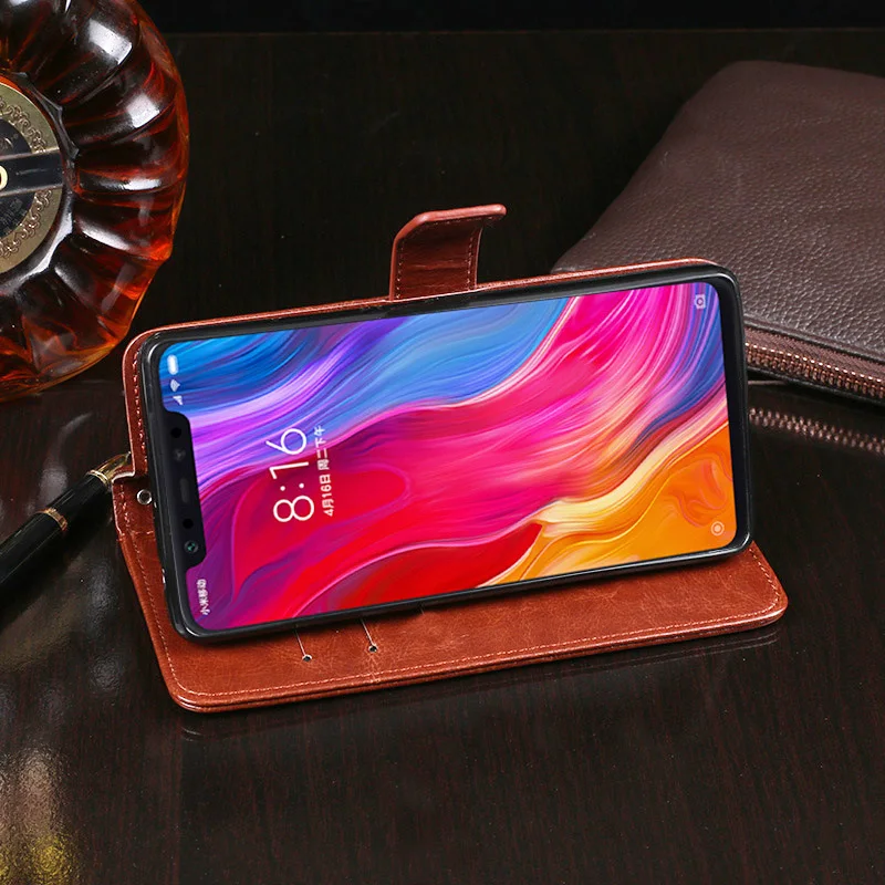 PU Leather Flip Wallet Phone Case Cover For Xiaomi Redmi Note 5 6A S2 6 Pro F1 Mi A1 A2 Mi 8 Lite 8 SE 4X 4A 5 Plus Note 4X Capa (3)