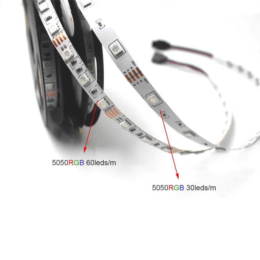 IKVVT RGB LED Strip Light Kit SMD 5050 30leds/m 60leds/m 12V LED Light Tape Lamp 44 Keys IR Remote Controller+12V Power Adapter IKVVT RGB LED Strip Light Kit SMD 5050 30leds/m 60leds/m 12V LED Light Tape Lamp 44 Keys IR Remote Controller+12V Power Adapter