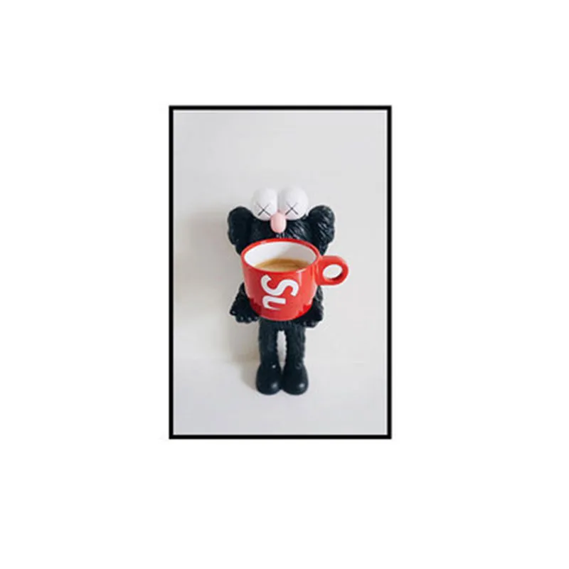

KAWS Personality BRIAN Wall Painting Cartoon Creative Wall Panel Living Room Bedroom Decor Figure Collect Model Toy M1323