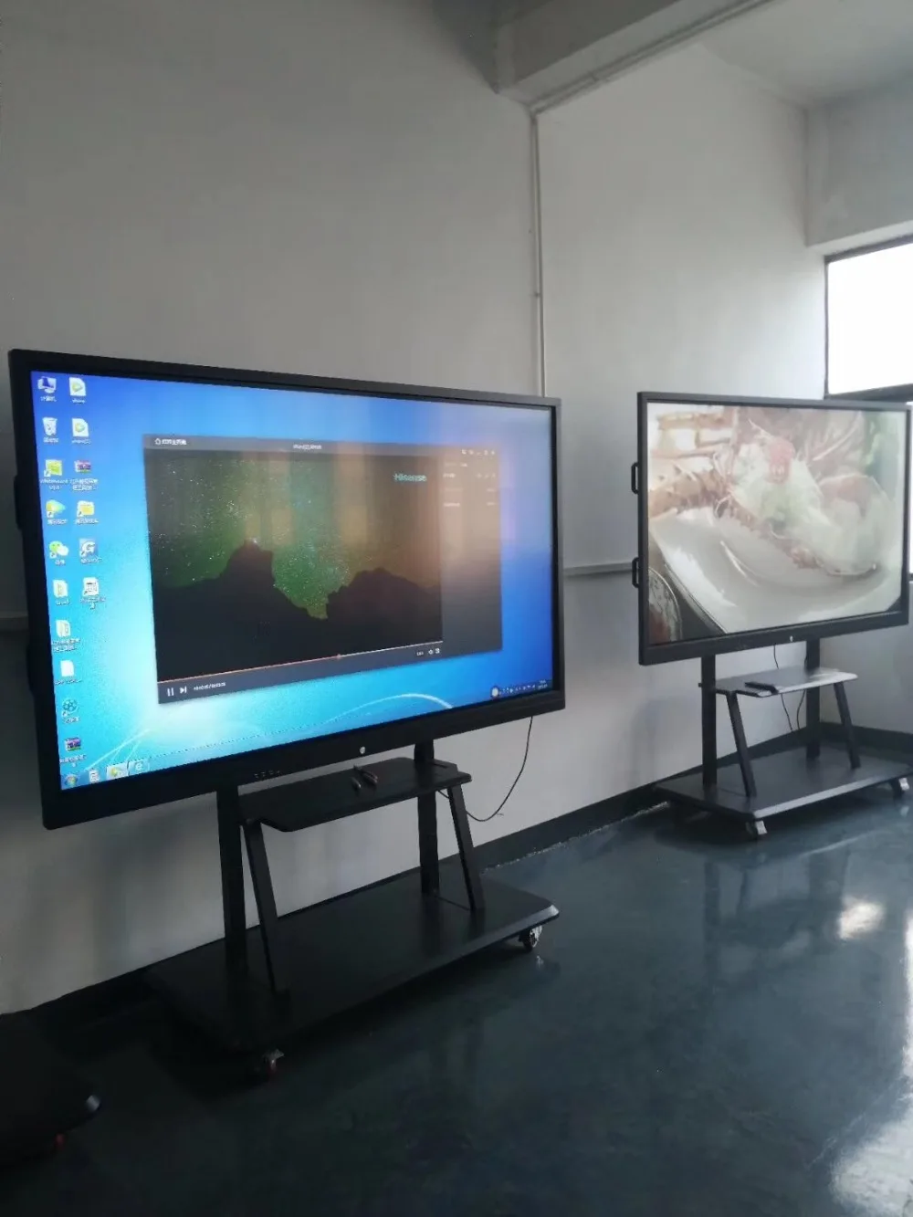  LED TV funktion 43 49 55 65 zoll LCD Social Media lehre Display Kiosk/Digital Signage/touch bildsch