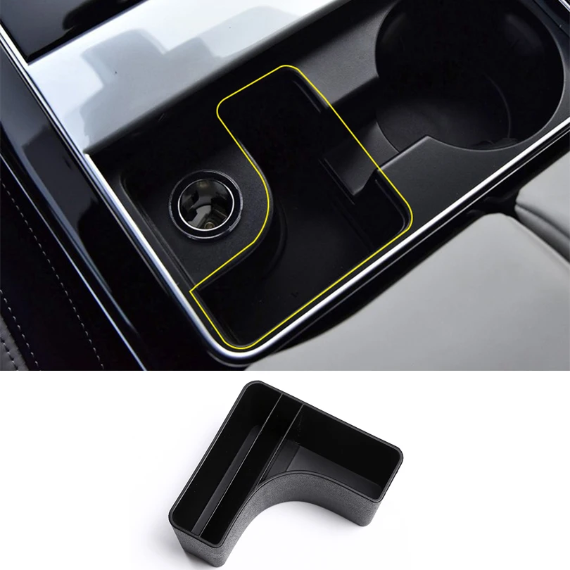 For Land Rover Range Rover Velar 2017 ABS Black Central Control Cup