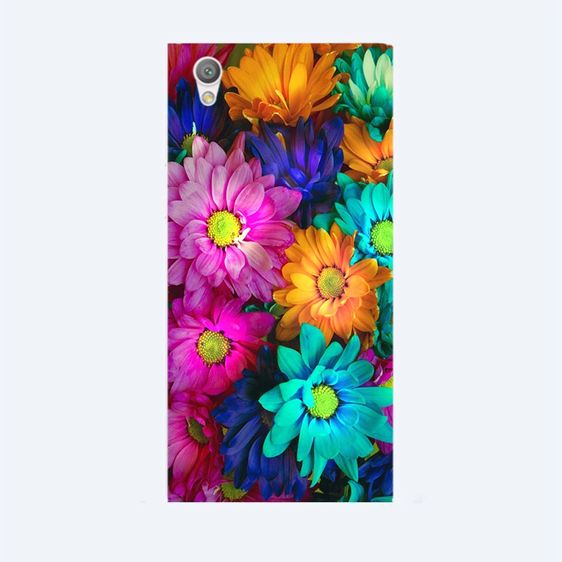 Мягкий силиконовый чехол из ТПУ для Xperia L1 G3311 G3312 с цветочным рисунком единорогом
