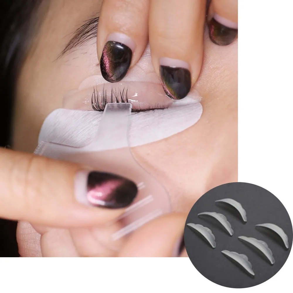 

3 Pairs/Set Pro Eyelash Lifting Curlers Curl Silicone Eye lash Grafting Extension Embedded Shields Pads Makeup Accessoires
