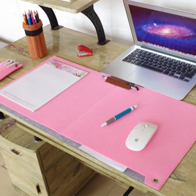 

Big size 33cm*67cm Felt Mouse Mat Mouse Pad for macbook laptop notebook computer Durable Desk Mat Modern Table Felt Office home