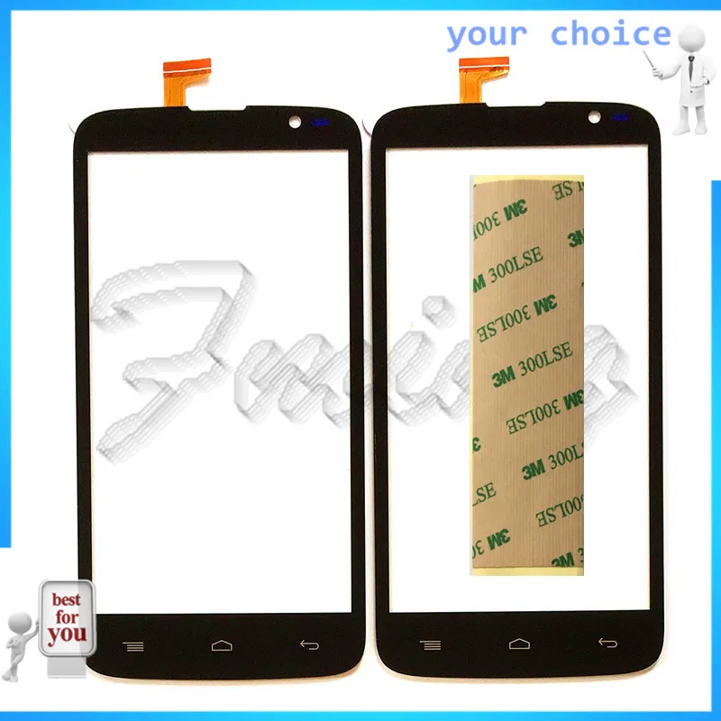 

RUBINZHI Phone Touchscreen Touch Screen sensor Lens For Infinix HOT X507 Touch Panel Digitizer Front Glass with tape