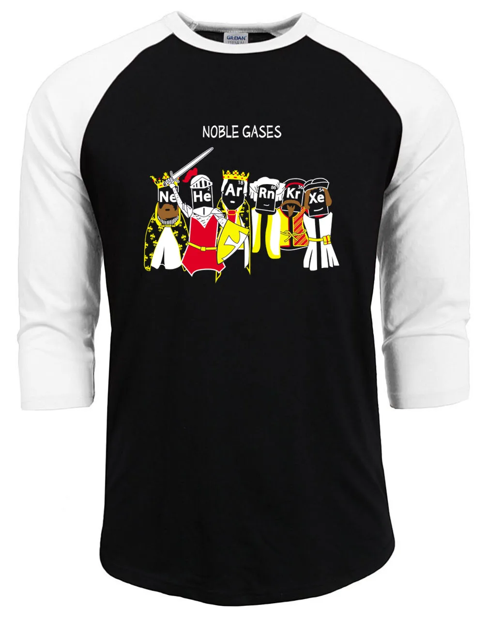 Buy Noble Gases Shirt 2017 summer autumn funny brand clothing Science Shirt